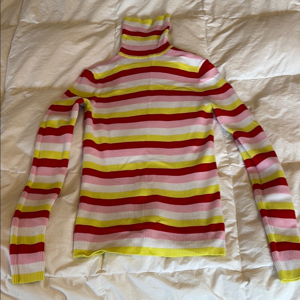 La Ligne Striped cotton Turtleneck Sweater